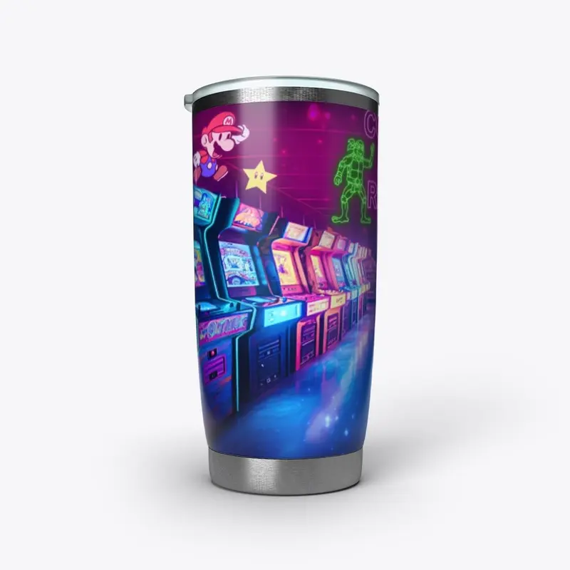 ComicsAndRetro Arcade Stainless Tumbler